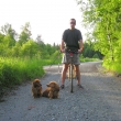 J� s klukama na cyklostezce na Cechu          6.2010